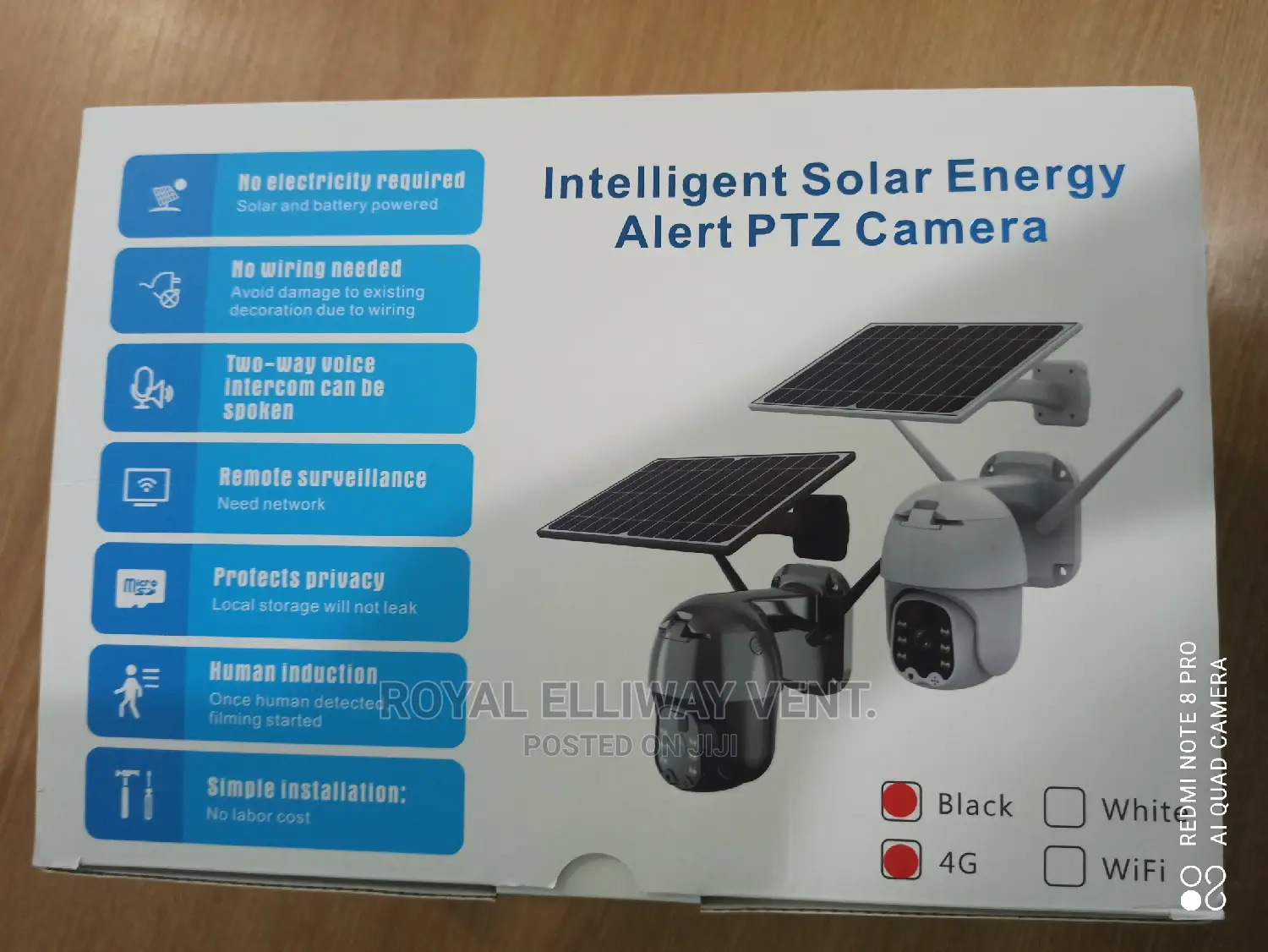 5mp Solar 4G With Sim Card CCTV Camera