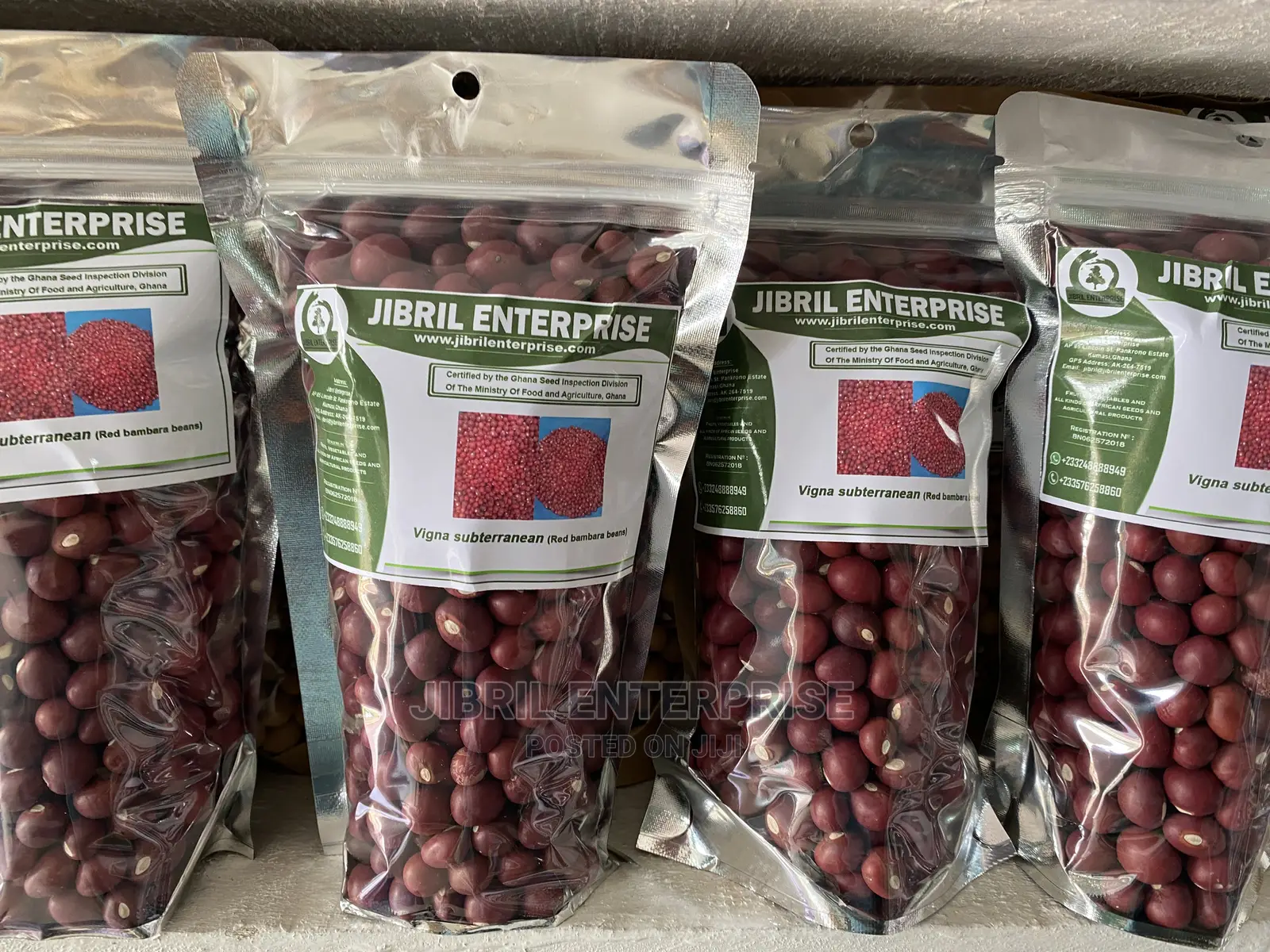 Red Bambara Bean(Vigna Subterranean)
