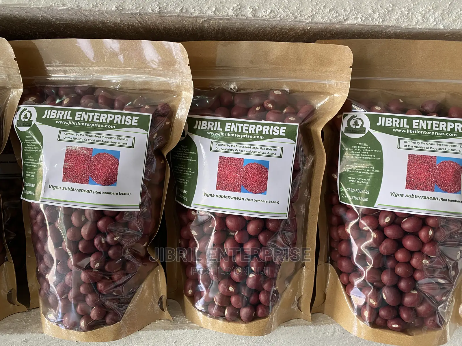 Red Bambara Bean(Vigna Subterranean)