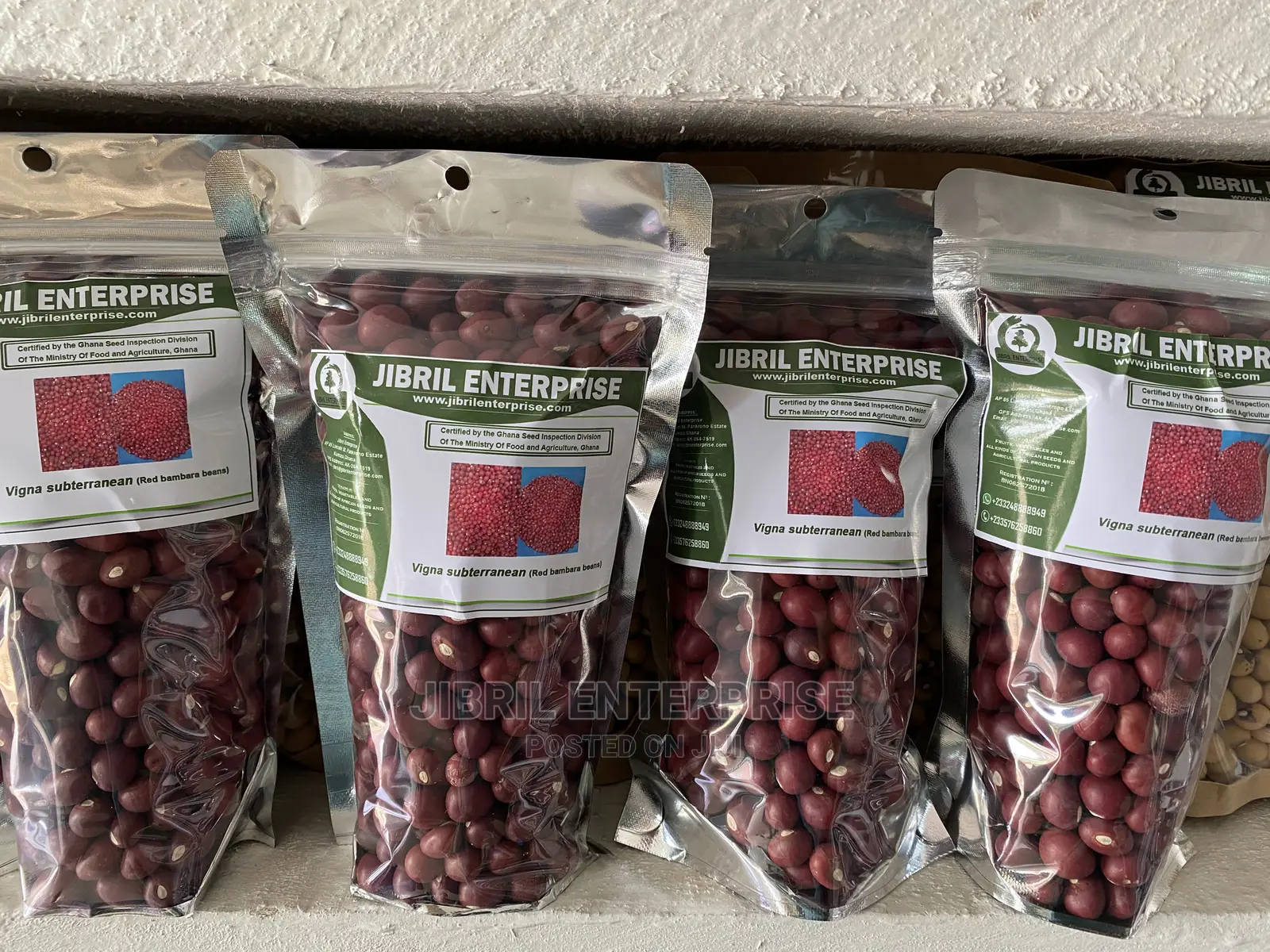 Red Bambara Bean(Vigna Subterranean)