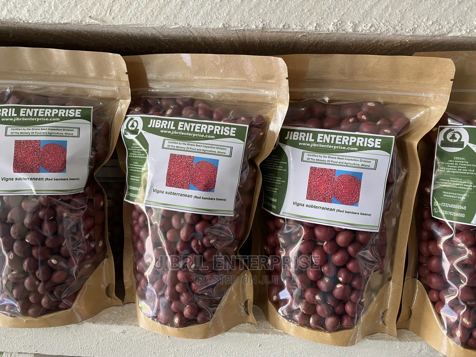 Red Bambara Bean(Vigna Subterranean)