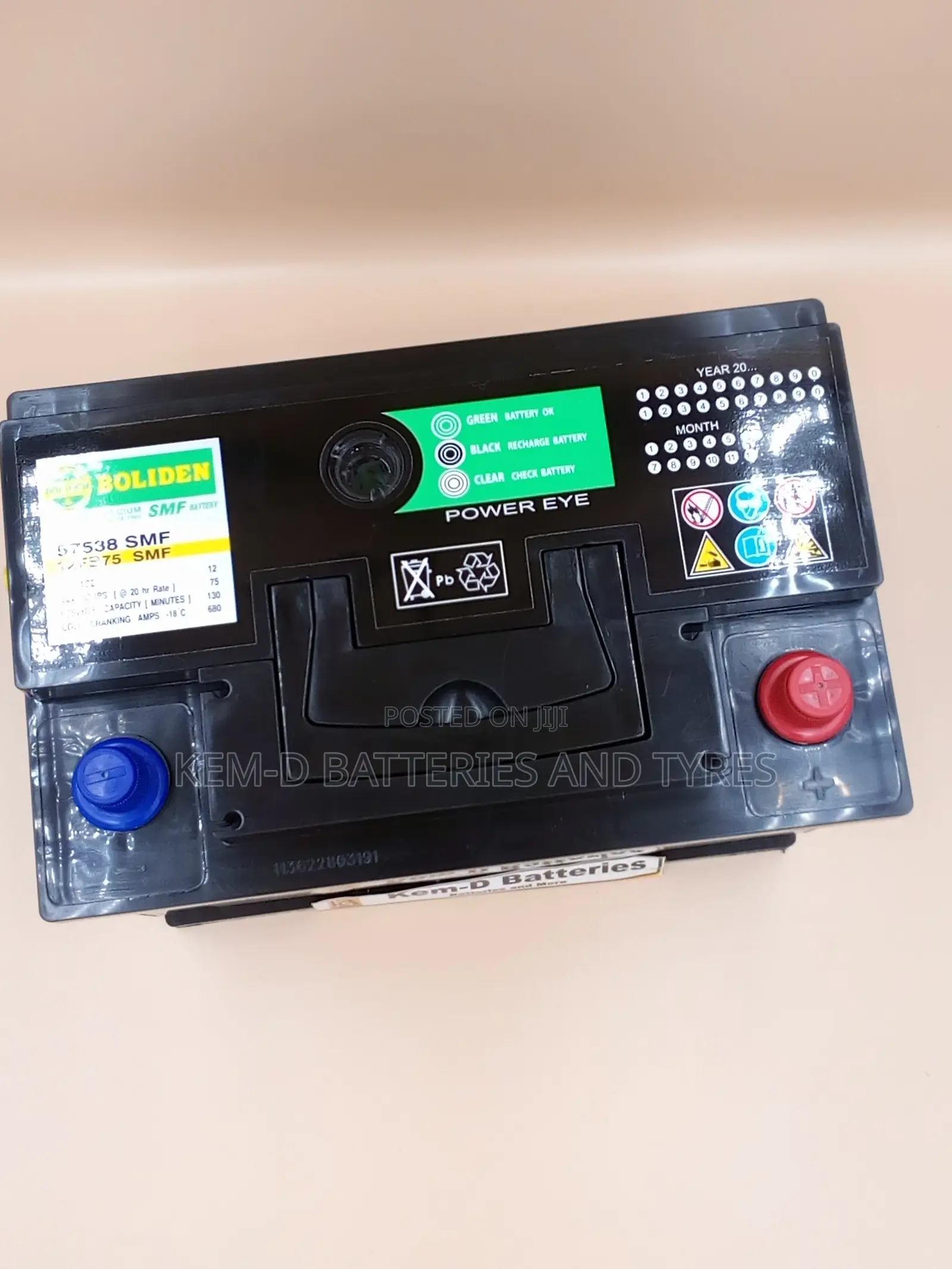 15 Plates Car Battery_boliden Battery_free Battery Delivery