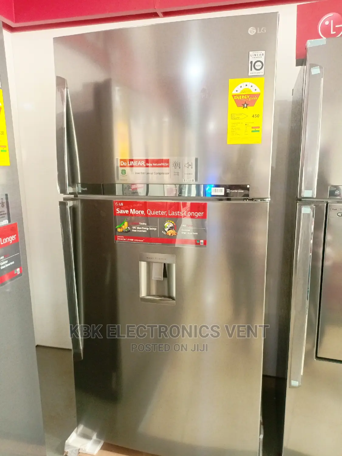 LG 650ltr(Gr-f882hlhu) Double Door Refrigerator