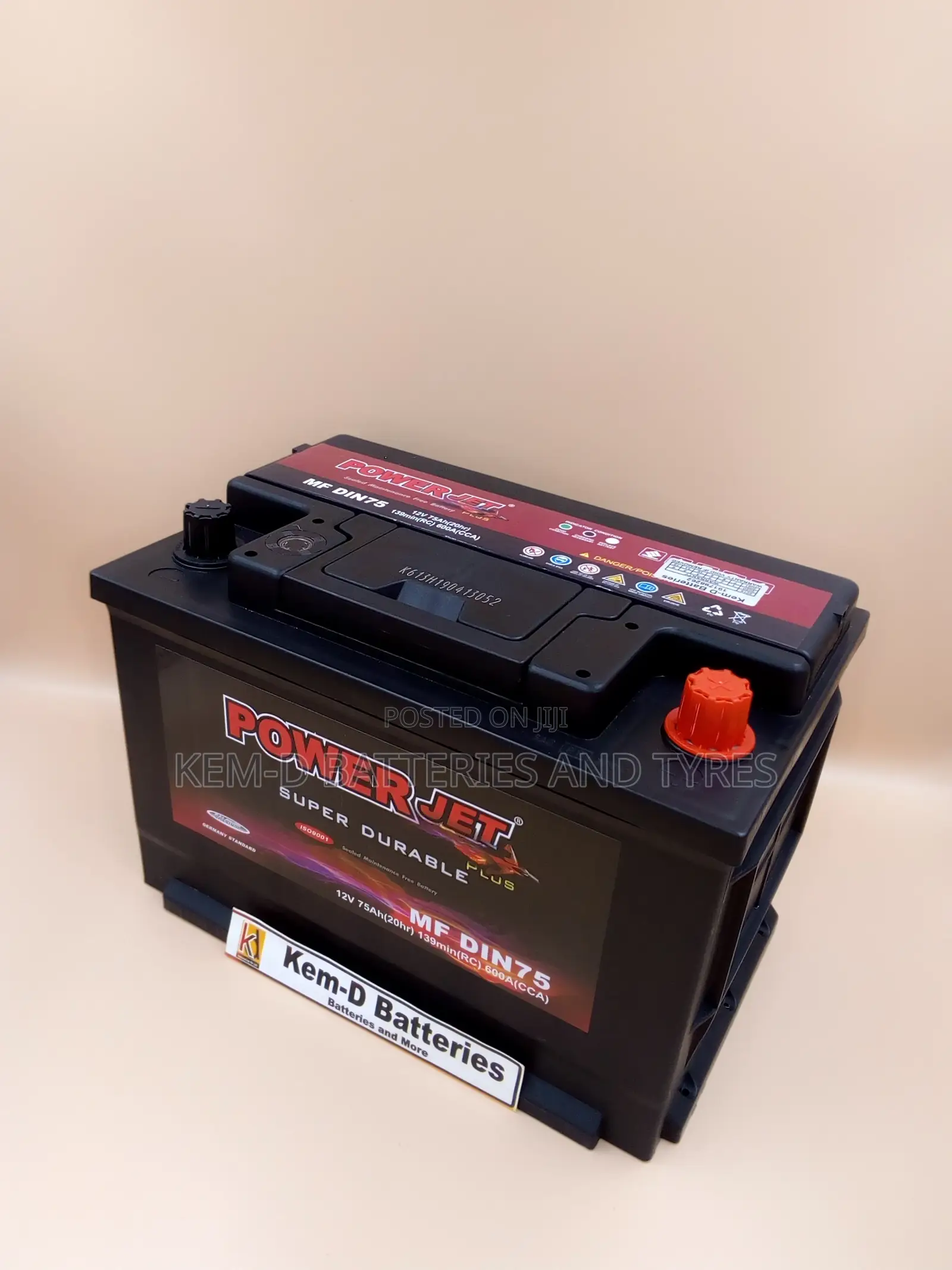 15 Plates Car Battery / Power Jet Battery / Free Delivery