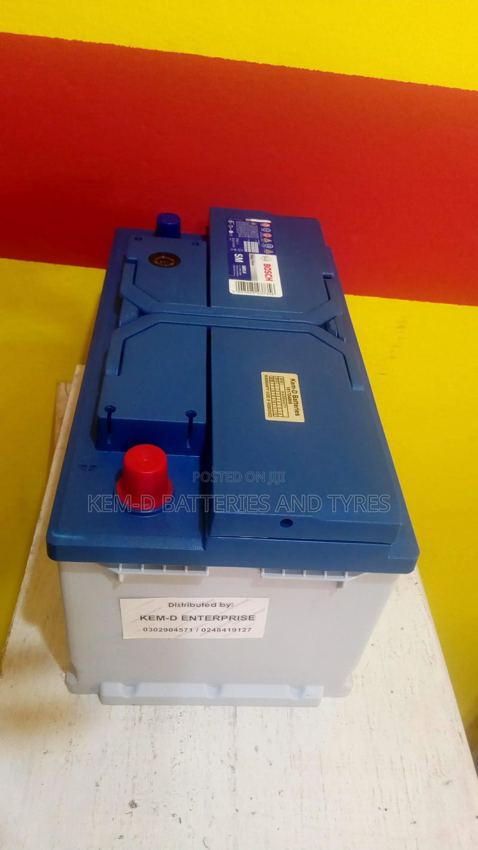 100ah 12V 19 Plates Bosch Battery + Free Battery Delivery