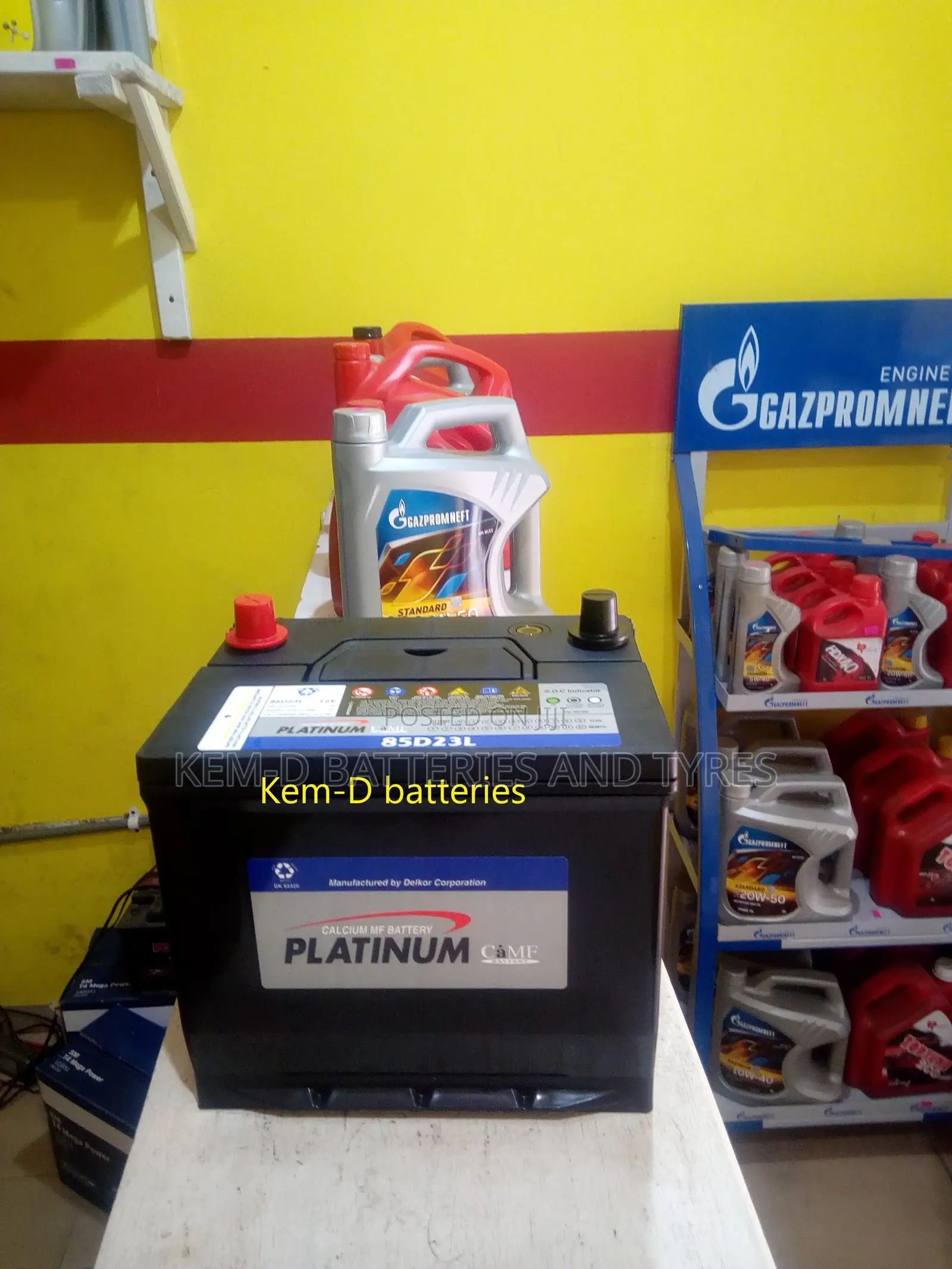 Platinum Car Battery American Type + Free Delivery