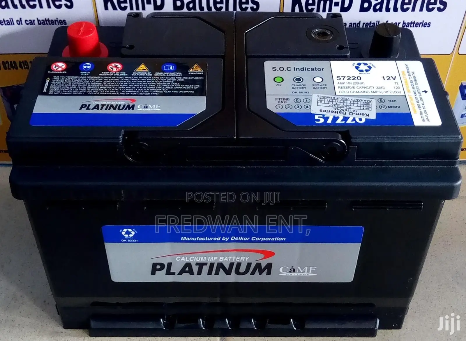 13 Plates Platinum Battery