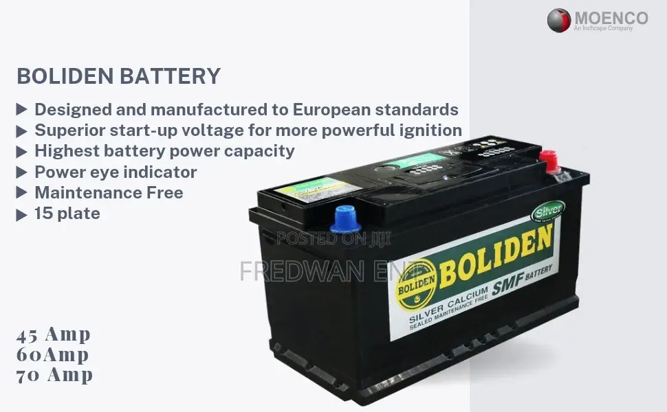 Brand New Boliden 15 Plates Battery