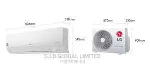 LG 2.5hp S4-Q24k23qe Dual Inverter AC 70% Energy Save