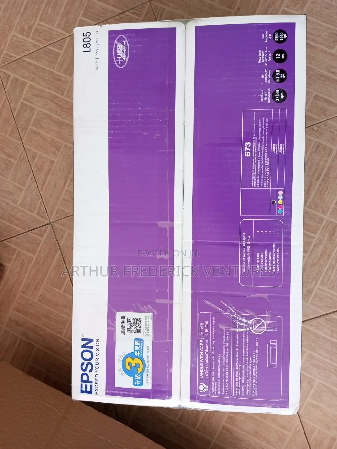 Epson L805 Inkjet / Sublimation. Printer