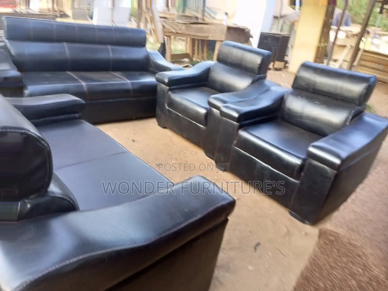 Quality Vip Leather Stuffing Chair (Free Delivery)