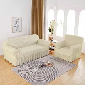 Thicker Fabric Skirt Sofa Cover High Quality Seater’S 1/2