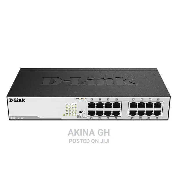 D-Link 16 Port Gigabit Switch DGS-1016d