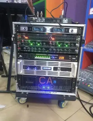 Jbl/Ev Full Set Of Speakers With Rack