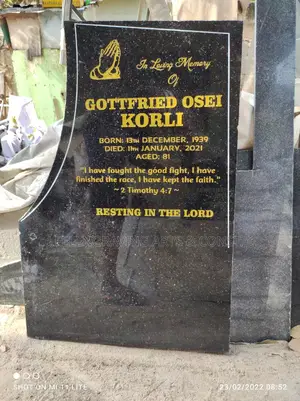 Granite / Porcelain Headstone