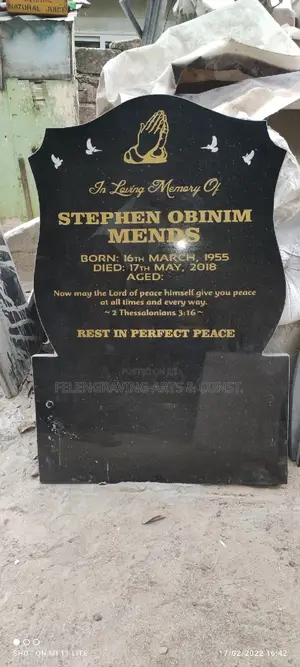 Granite / Porcelain Headstone