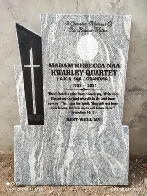 Granite / Porcelain Headstone