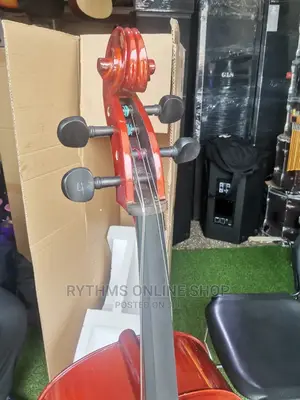 Cello and Bow With Case