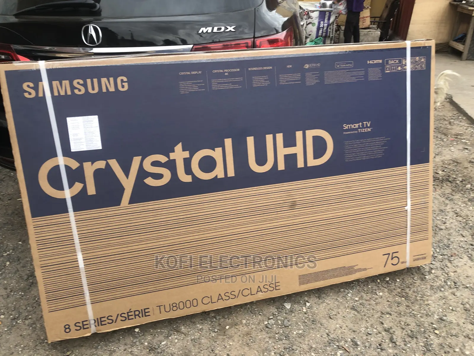 Huge Samsung TV 75TU8072, 189 Cm, Smart, 4K Ultra HD LED