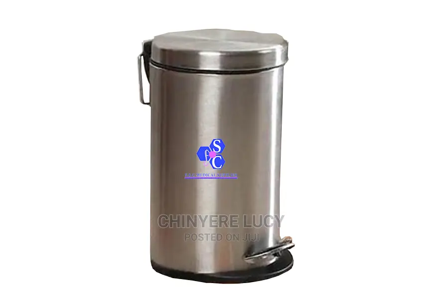 Pedal Dustbin Stainless 12L, 20L, 30ltrs