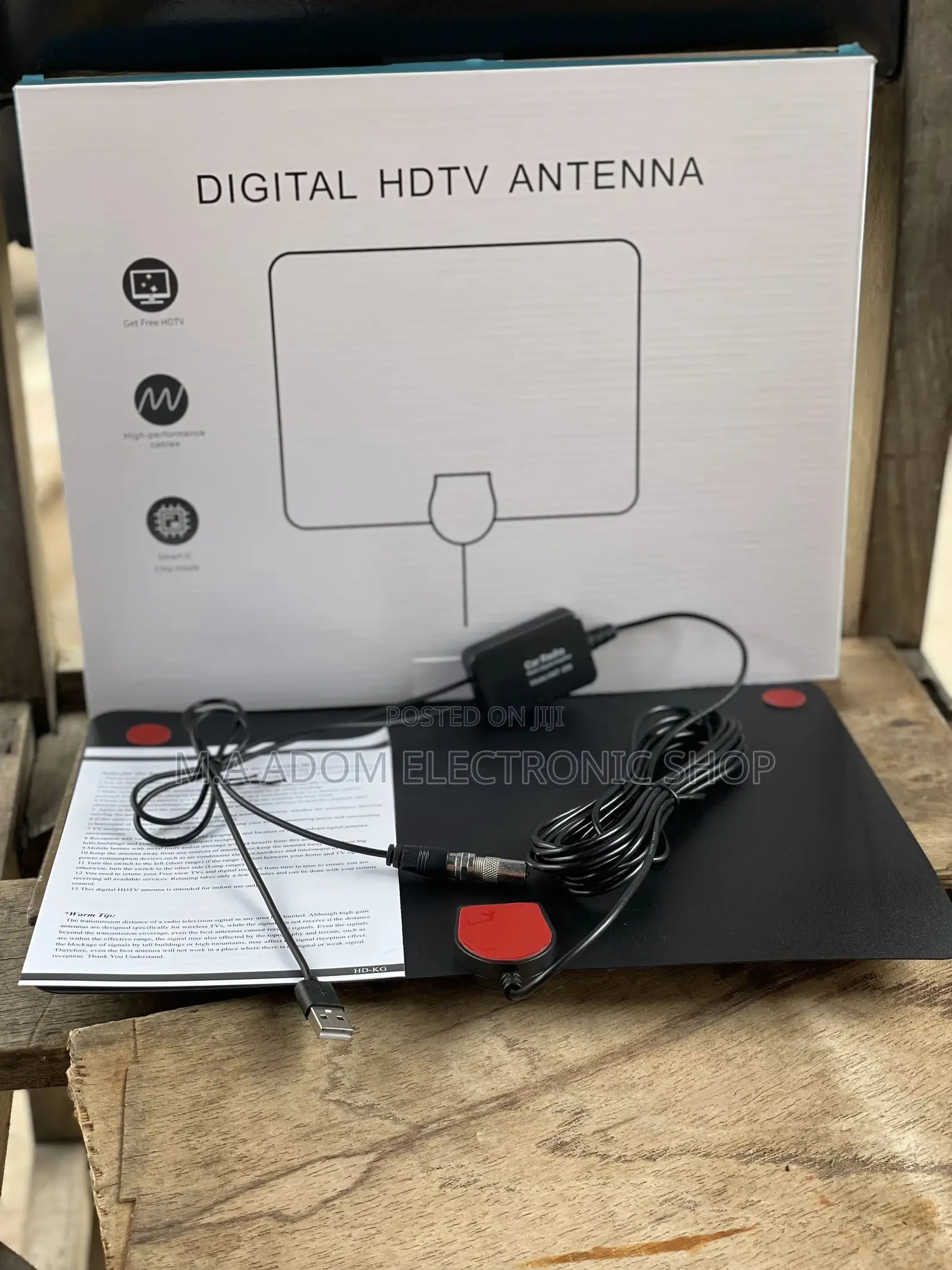 High Frequency Range Hdtv Indoor Antenna