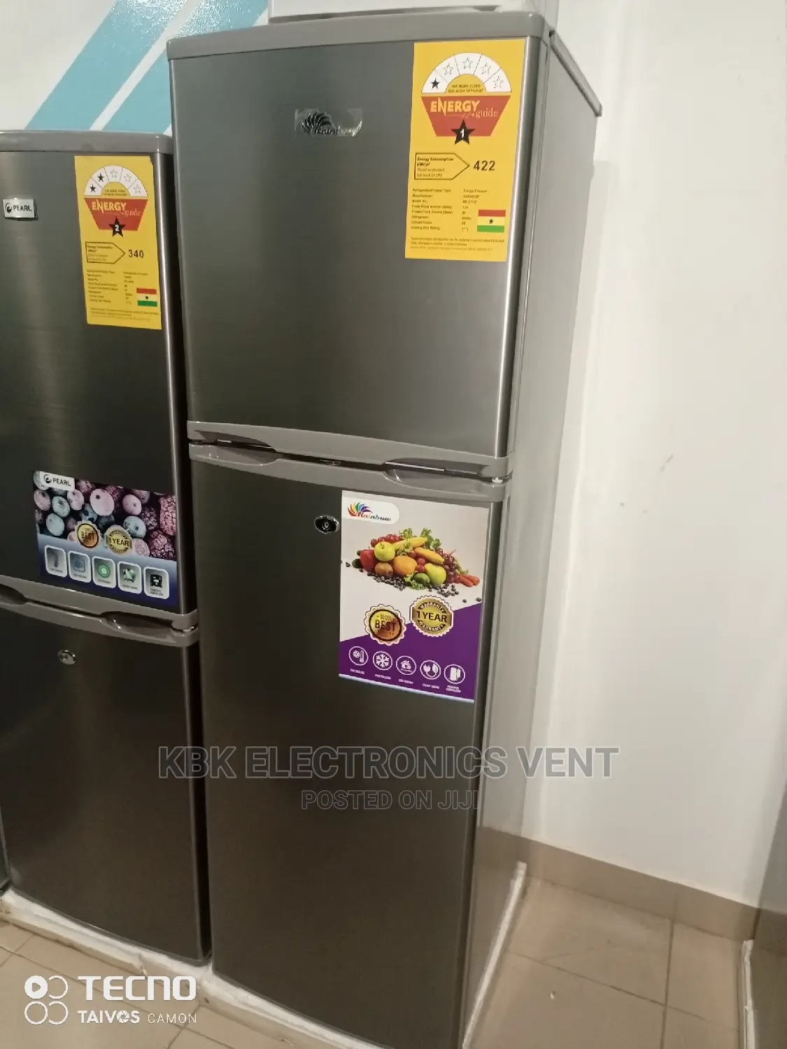 Rainbow 170ltr Double Door Refrigerator