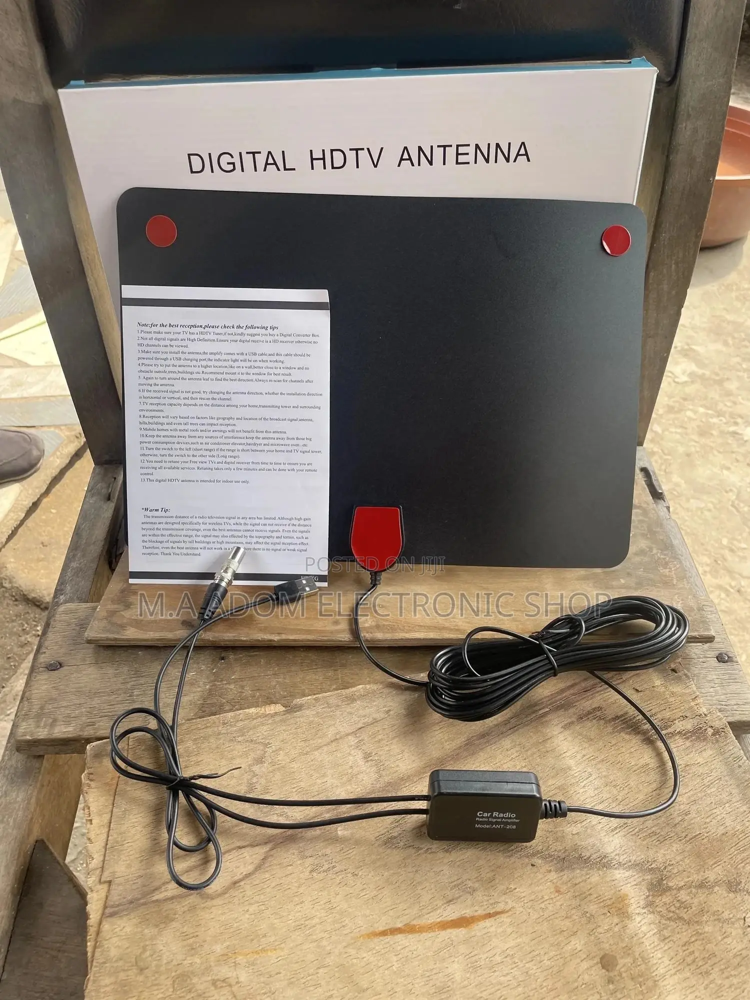 Very Simple Easy to Install Use Indoor Digital Antenna