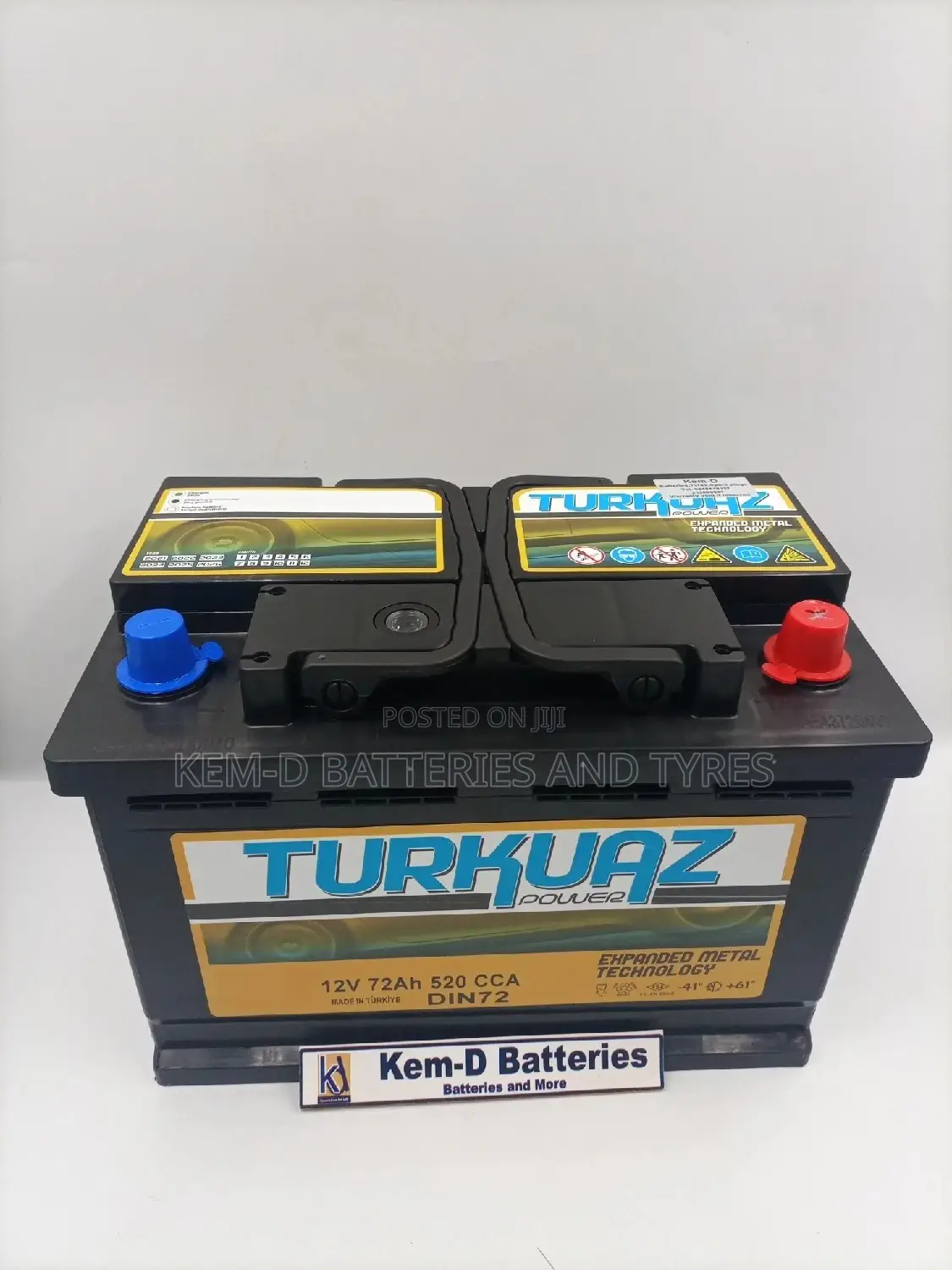 15 Plates Turkuaz Battery - Free Delivery