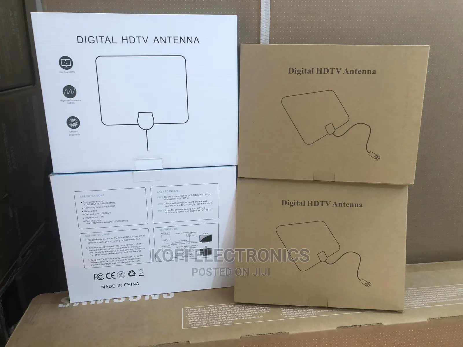 Enjoy HDTV Antenna, Indoor Digital TV Antenna