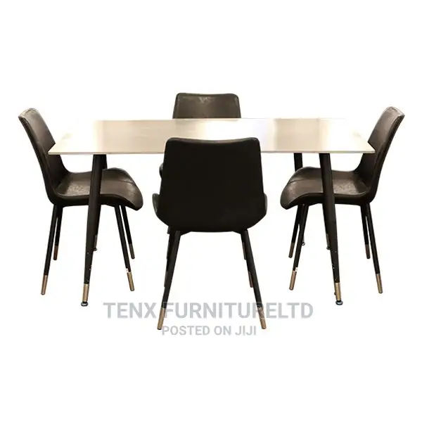Dining Set 4seater Marble Top (Noa)