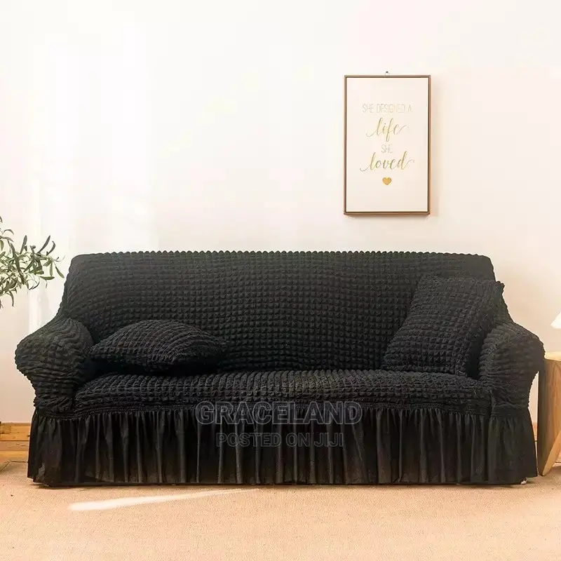 Thicker Fabric Skirt Sofa Cover High Quality Seater’S 1/2