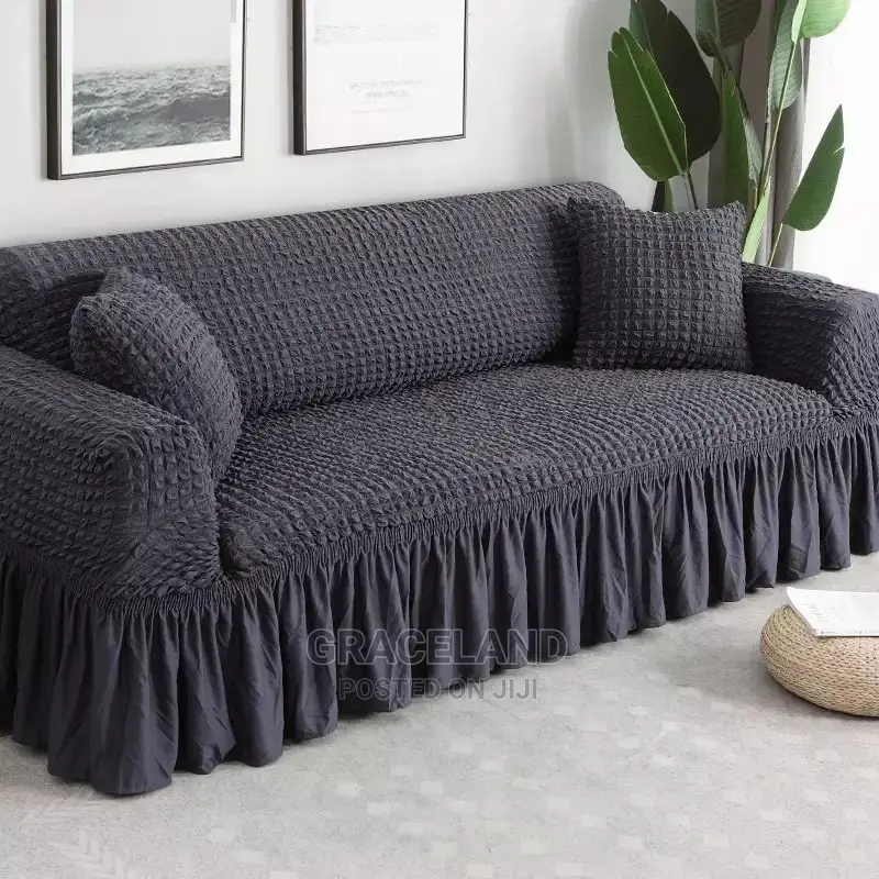 Thicker Fabric Skirt Sofa Cover High Quality Seater’S 1/2