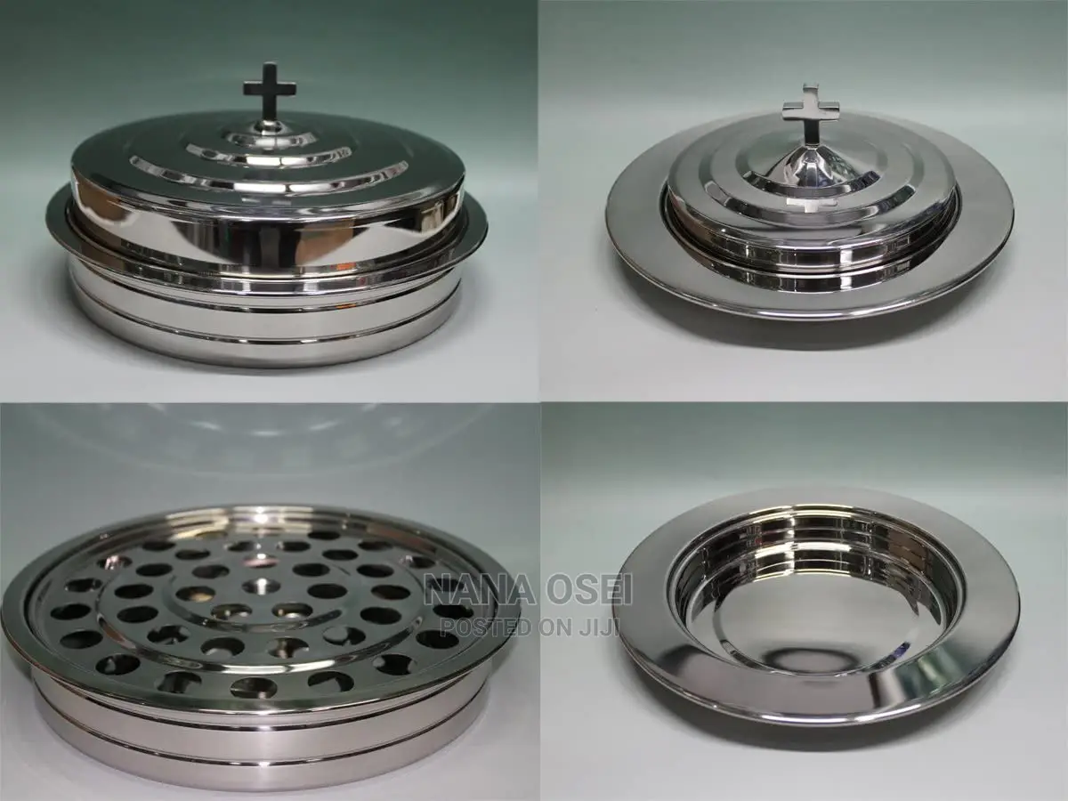 Full Set Silver Communion Tray