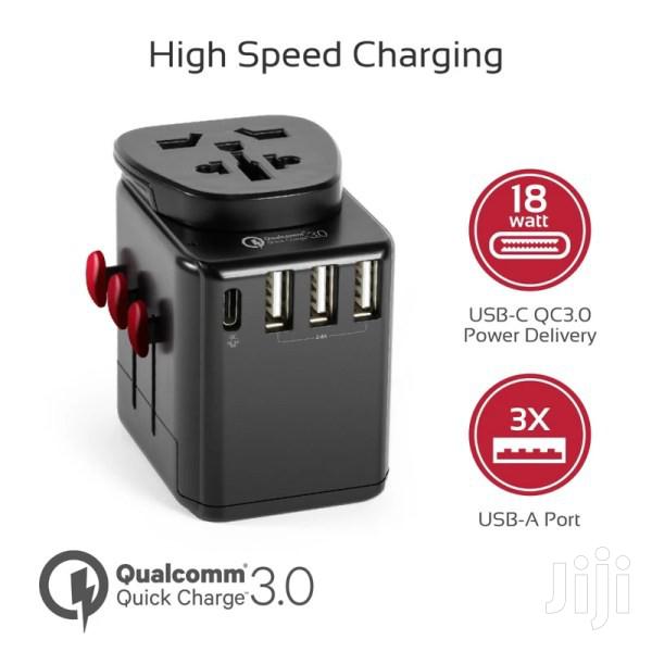 Tripmate Travel Adapter With Re-Settable Fuse 30 Watt Output