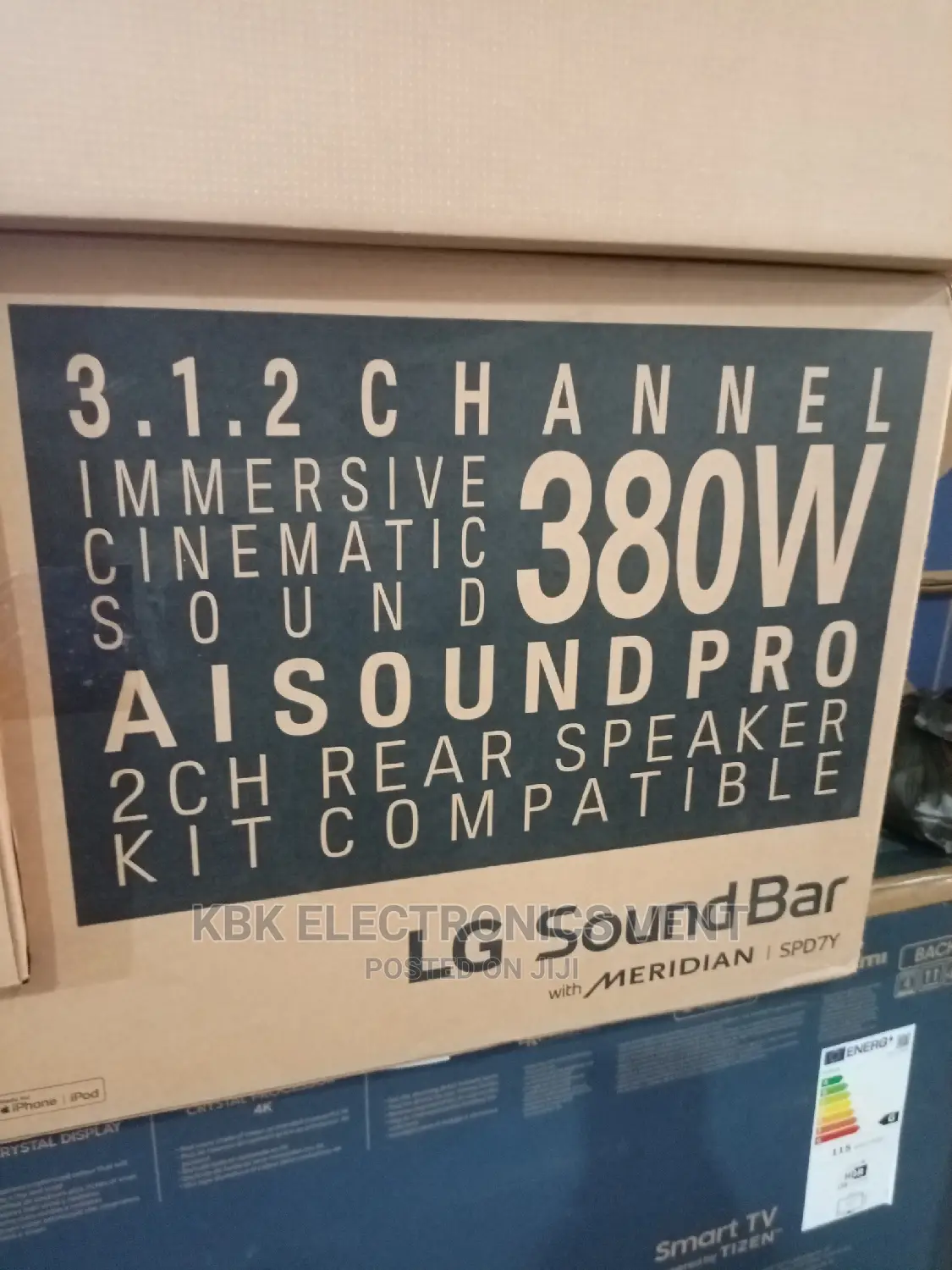 LG 380watts(3.1.2) Channel Sound Bar Bluetooth