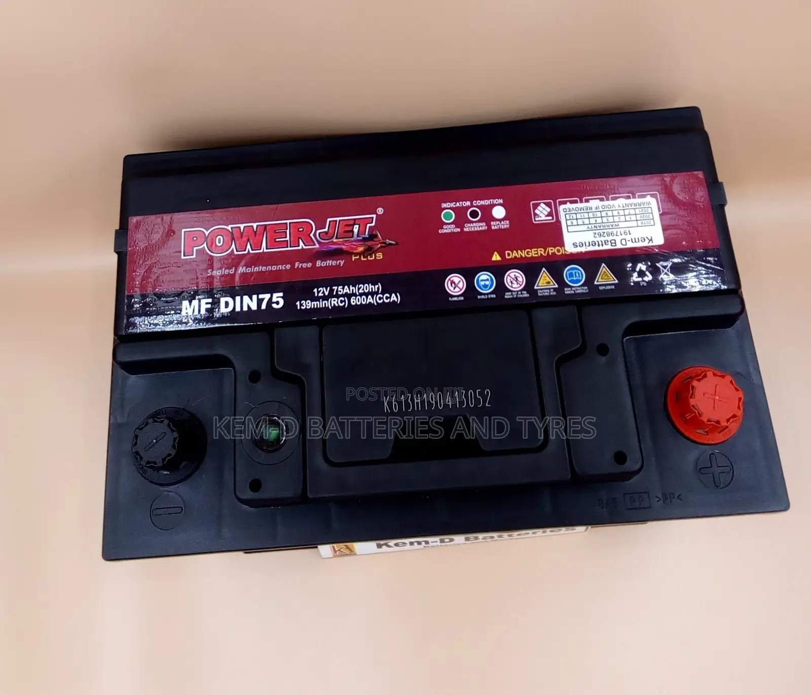 Jet Car Battery _ 15 Plates Battery _ Free Delivery