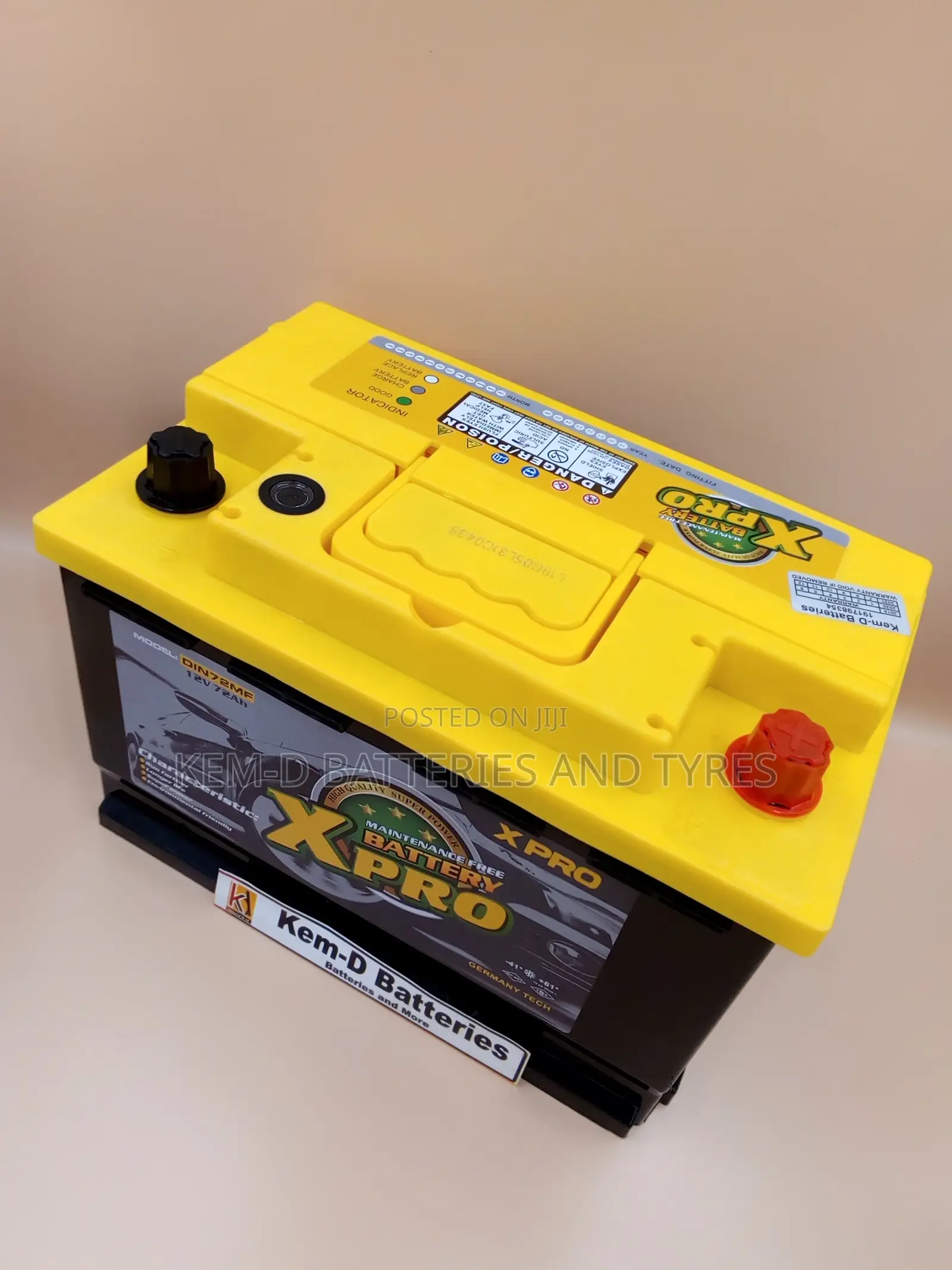 15 Plates Xpro Car Battery