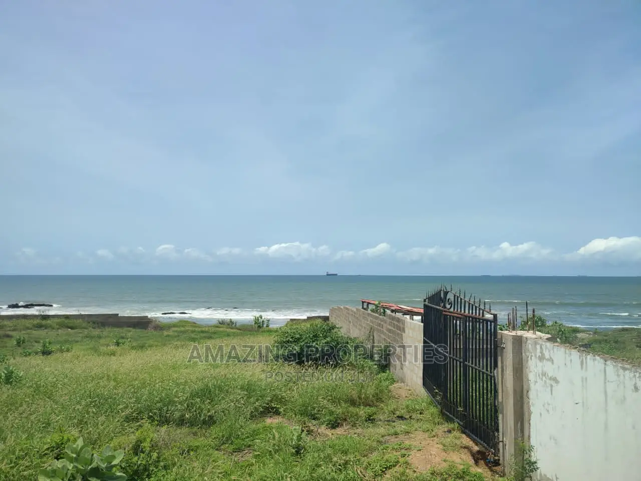 Beach Front Land for Sale at Kpone Near Asogli 1.1 of Acre