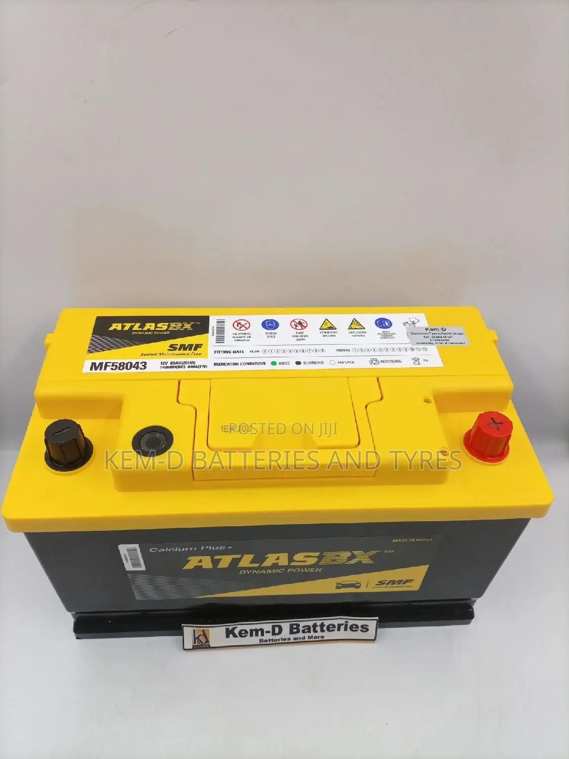 Atlas 17 Plates - High Quality Batteries