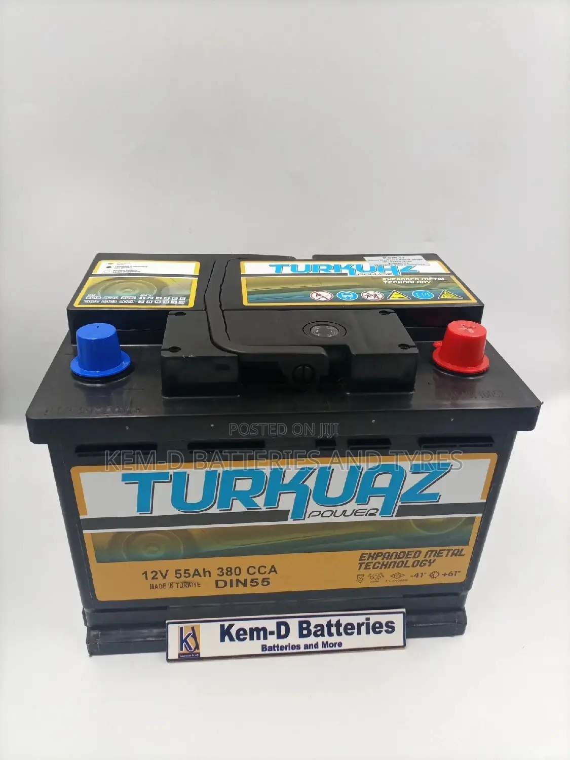 13 Plates Turkuaz Battery 12volts - Free Delivery