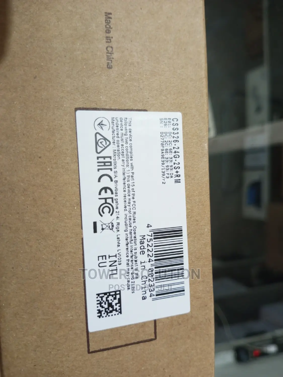 Mikrotik Cloud Switch CSS326-24G-2S+RM