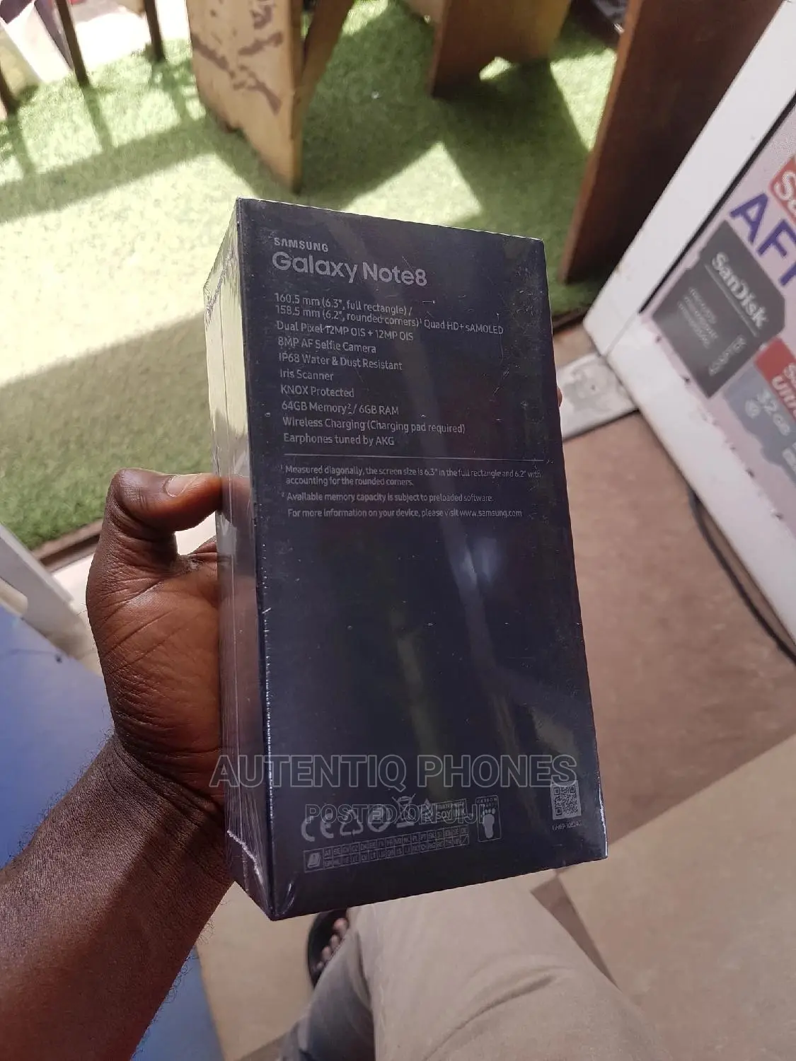 New Samsung Galaxy Note 8 64 GB Black