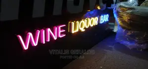 3d Sign Board With Led Lights High Quality With Neon Lights