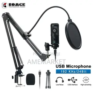 BM800 Studio Condenser Microphone for Recording - Full Set