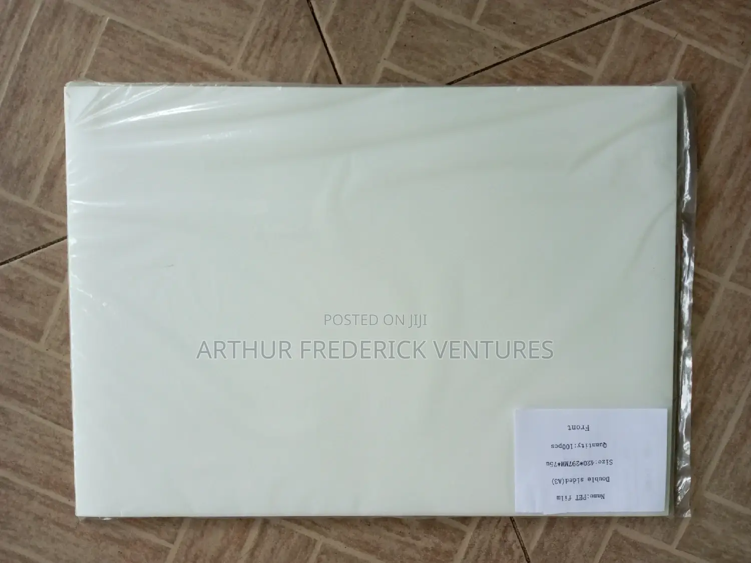 Dtf Pet Films Double Sided (A3 100pcs)