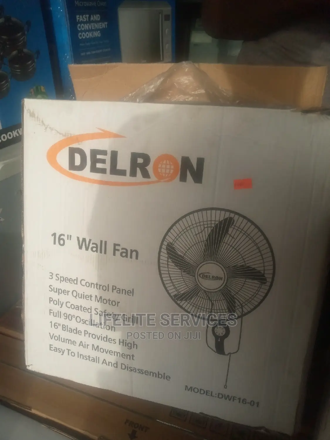 Durable Wall Fan ~ Delron 16inches