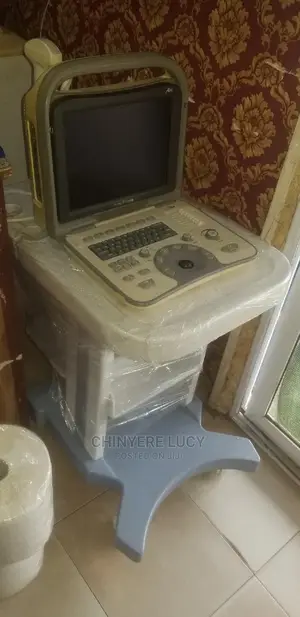 Ultrasound Scan Machine With Trolley