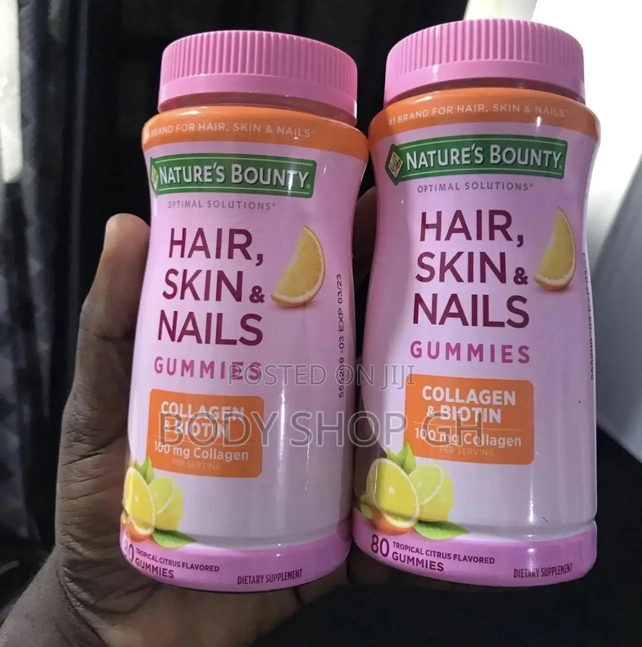 Biotin + Collagen Hair,Skin Nails Gummies