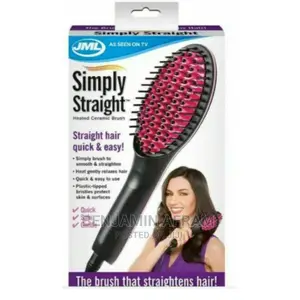 Electrical Heat Hair Brush Straightener