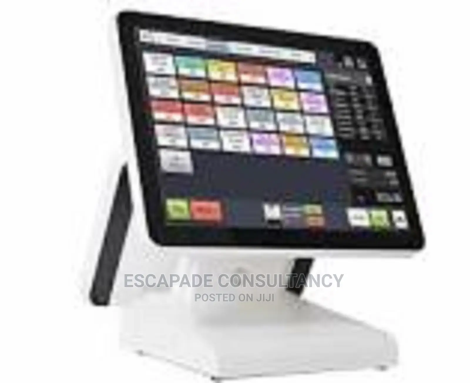 POS Computer I3 All in One Dual Touch Screen 128GB SSD , 8GB